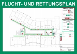 Flucht.- und Rettungswegplan